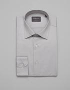 Koszule męskie - koszula simeria 00381 długi rękaw szary slim fit - miniaturka - grafika 1