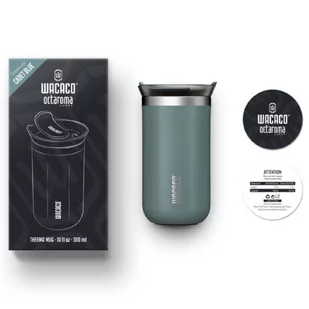Wacaco Kubek termiczny Wacaco Octaroma Lungo 300 ml cadet blue - Kubki termiczne - miniaturka - grafika 1