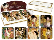 Obrusy i serwetki - Display 36 podkładek korkowych - Gustav Klimt malarstwo - miniaturka - grafika 1
