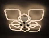 Lampy sufitowe - Hanging LED lamp BALTIK GAISMA, 2x144 W, 2700-6400K, 10608 lm, 61x61x13cm, with remote control - miniaturka - grafika 1