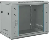 Szafy rack - vidaXL Szafa sieciowa z przechowywaniem Szary 60 x 45 x 50 cm Stal - miniaturka - grafika 1