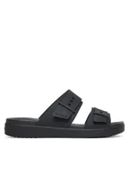Klapki i japonki damskie - Crocs Klapki Brooklyn Buckle Low Low 211215 Czarny - miniaturka - grafika 1