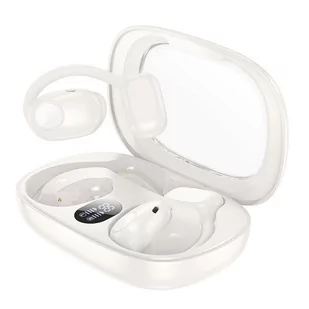 HOCO słuchawki bezprzewodowe / bluetooth stereo TWS Spectrum EA1 białe - Słuchawki - miniaturka - grafika 1