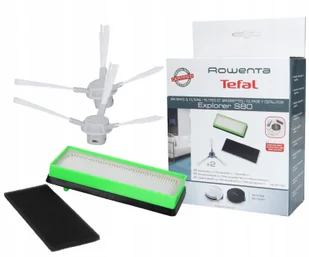 Szczotki boczne filtry zestaw do robota Tefal Explorer Serie 80, 120 - Filtry do odkurzaczy - miniaturka - grafika 1