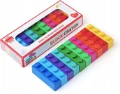 Przybory szkolne - Pierwsze kredki dla malucha dzieci zestaw 10 kolorów klocki do ułożenia - miniaturka - grafika 1