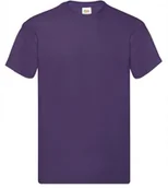 Koszulki męskie - T-shirt Koszulka Męska Bawełna 100% Fruit Loom OriginalT 610820 Fiolet XXXL - miniaturka - grafika 1