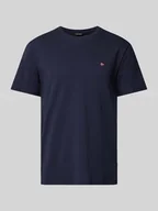 Koszulki męskie - T-shirt z wyhaftowanym logo - miniaturka - grafika 1