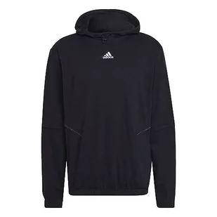 adidas Bluza męska M TRVL LW HD, czarna, 2XL - Bluzy męskie - miniaturka - grafika 1