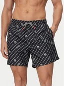 Kąpielówki męskie - Guess Szorty kąpielowe M6GZ20 W2170 Granatowy Regular Fit - miniaturka - grafika 1