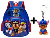 Plecaki szkolne i tornistry - Plecak przedszkolny 2 kieszenie PSI PATROL szkolny dla chłopca + BRELOK - miniaturka - grafika 1