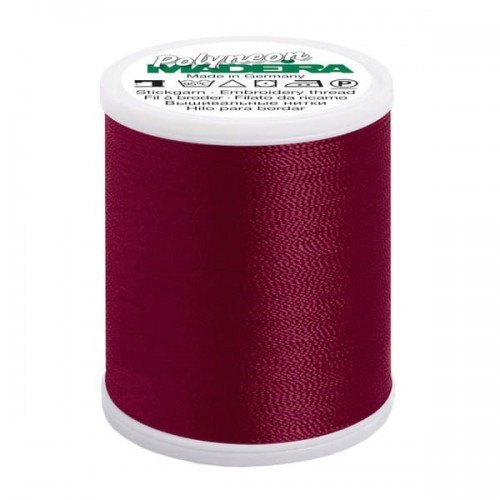Nitka hafciarska MADEIRA Polyneon 40, 1000 m, bordowa