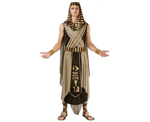 Zestaw dla dorosłych Egipski Faraon męski Przebranie Strój Kostium rozm. 52 - Stroje karnawałowe Zestaw dla dorosłych Egipski Faraon męski Przebranie Strój Kostium rozm. 52 - Stroje karnawałowe - miniaturka - grafika 1