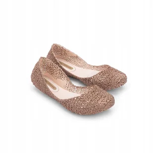 Melissa Baleriny Damskie Różowe Campana Papel VII Pink Glitter 40 - Baleriny - miniaturka - grafika 1