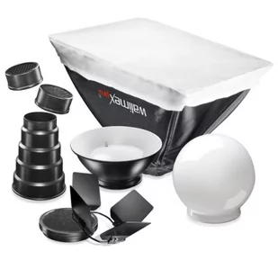 Walimex Pro Blitzvorsätze 7tlg. für Nikon SB900 16365 - Akcesoria do lamp błyskowych - miniaturka - grafika 1