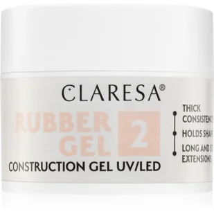 Claresa Żel budujący Rubber żel 2 -12g - Żele do paznokci - miniaturka - grafika 1