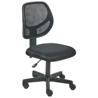Fotele i krzesła biurowe - Beliani Krzesło biurowe JOYFUL Czarny - miniaturka - grafika 1