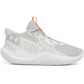 Buty sportowe damskie - Buty do koszykówki uniseks Under Armour UA Jet \'23 - szare - miniaturka - grafika 1