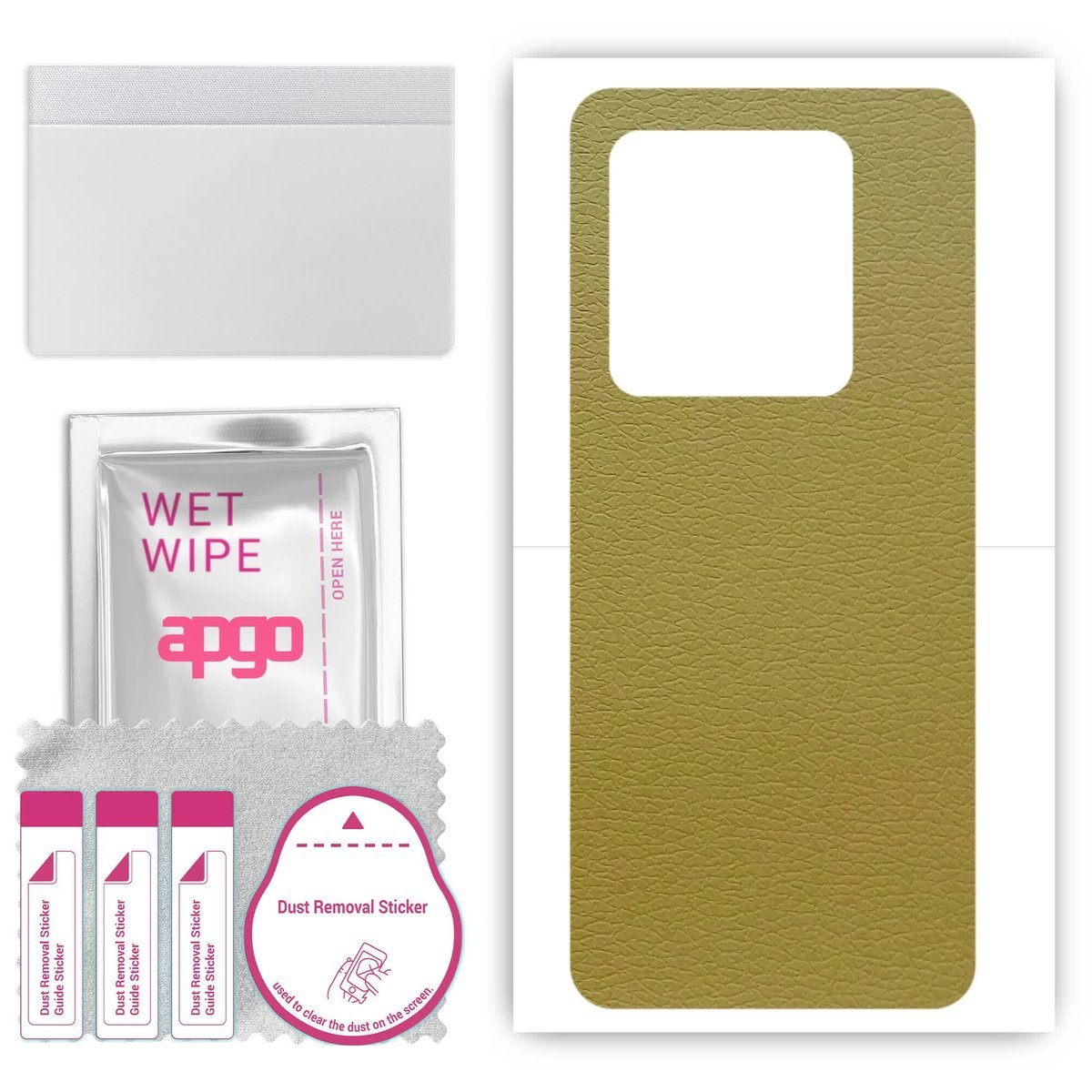 Folia naklejka skórka strukturalna na TYŁ do Infinix Note 30 Pro - Skóra Oliwkowa - apgo SKINS