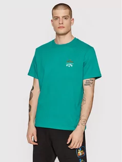 Koszulki męskie - Billabong T-Shirt SIMPSONS Family A1SS35 BIW0 Zielony Regular Fit - grafika 1
