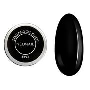 Żele do paznokci - Żel do zdobień Stamping gel 4 ml - Black - miniaturka - grafika 1