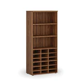 Regały biurowe - Regał sortujący PRIMO WOOD, 1781 x 800 x 420 mm, 18 przegród, orzech - miniaturka - grafika 1