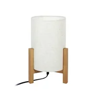 Lampy stojące - Ones lampa stołowa 1xE27 drewno/biała TB-85930-M-WH-WO - miniaturka - grafika 1