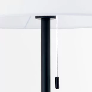 Tekstylna lampa stojąca Ludwig, czarna matowa - Lampy stojące - miniaturka - grafika 4