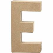 Pozostałe akcesoria dla plastyków - Creativ Company AS Creativ Company, duża litera "E", Papier Mache, 20,5 cm - miniaturka - grafika 1