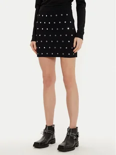 Sisley Spódnica ołówkowa 1MNPM000D Czarny Slim Fit - Spódnice - miniaturka - grafika 1
