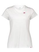 Koszulki i topy damskie - New Balance Koszulka w kolorze białym - miniaturka - grafika 1