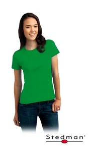 KOSZULKA T-SHIRT DAMSKI STEDMAN 2600 ZIELONA (KELLY GREEN; L) - Odzież robocza - miniaturka - grafika 1