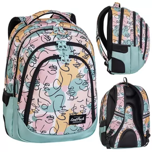 Patio Plecak młodzieżowy Factor Art Deco E10576 CoolPack - Plecaki szkolne i tornistry - miniaturka - grafika 1