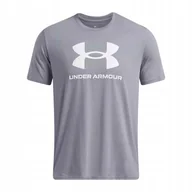 Koszulki męskie - Koszulka Męska Under Armour T-shirt Szybkoschnąca Bawełna 1382911 036 R.xxl - miniaturka - grafika 1
