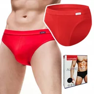 Majtki męskie - Slipy męskie CORNETTE AUTHENTIC MINI czerwony - XL - miniaturka - grafika 1