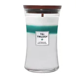 Świece - WoodWick Świeca zapachowa Trilogy Icy Woodland - miniaturka - grafika 1