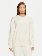 Bluzy damskie - Guess Bluza O5RQ03 KCO31 Beżowy Regular Fit - miniaturka - grafika 1