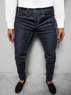 Spodnie męskie - Spodnie jeansowe męskie granatowe OZONEE NB/MP0003BS - Ozonee - miniaturka - grafika 1
