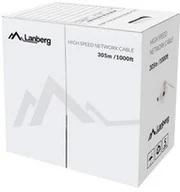 Pozostałe akcesoria sieciowe - Kabel UTP 5e LANBERG Fluke Passed LCU5-12CU-0305-S, 305 m - miniaturka - grafika 1