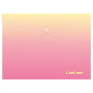 Teczki i skoroszyty - Patio Koperta na dokumenty A4 na zatrzask Gradient peach 03302 CoolPack - miniaturka - grafika 1