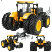 Samochody i pojazdy dla dzieci - Traktor rolniczy z chwytakiem dla dzieci Stator Na Prezent Z1174 - miniaturka - grafika 1