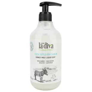 La Diva Mydło w płynie do rąk z oślim mlekiem 500 ml - Mydła - miniaturka - grafika 1