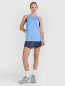 Spodenki damskie - 4F Spodenki do biegania szybkoschnące damskie - szare L - miniaturka - grafika 1