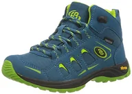 Moda i Uroda OUTLET - Brütting Morelia Uniseks - dzieci Buty outdoorowe i trekkingowe, kolor Petrol/cytrynowy, 33 EU - miniaturka - grafika 1