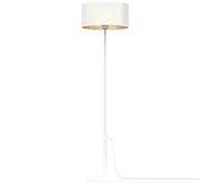 Lampy stojące - Lampa podłogowa LOFT SHADE 1xE27/60W/230V biały/złoty - miniaturka - grafika 1