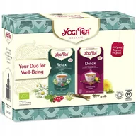 Herbata - Herbata ziołowa ekspresowa Yogi Tea ZESTAW RELAX i DETOX - miniaturka - grafika 1