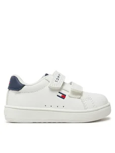 Tommy Hilfiger Sneakersy T1X9-33836-1355X336 M Biały - Buty dla chłopców - miniaturka - grafika 1