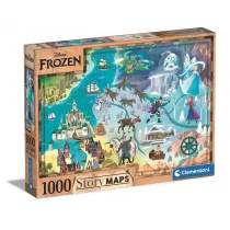 Clementoni Puzzle 1000 Story Maps Frozen - - Puzzle - miniaturka - grafika 3