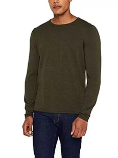 edc by ESPRIT sweter męski 997cc2i800, 350/khaki Green, XS - Swetry męskie - miniaturka - grafika 1