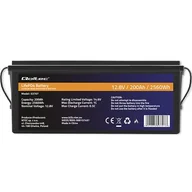 Akumulatory ogólnego zastosowania - Qoltec Akumulator LiFePO4 Litowo-Żelazowo-Fosforanowy | 12.8V | 200Ah | 2560Wh | BMS - miniaturka - grafika 1