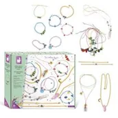 Zabawki kreatywne - Janod Zestaw 16 kamieni do stworzenia - 3 naszyjniki i 13 bransoletek - The Workshop Biżuteria - Kreatywny zestaw do wypoczynku dla dzieci - Zręczność i koncentracja - Od 8 lat, J07938 J07938 - miniaturka - grafika 1